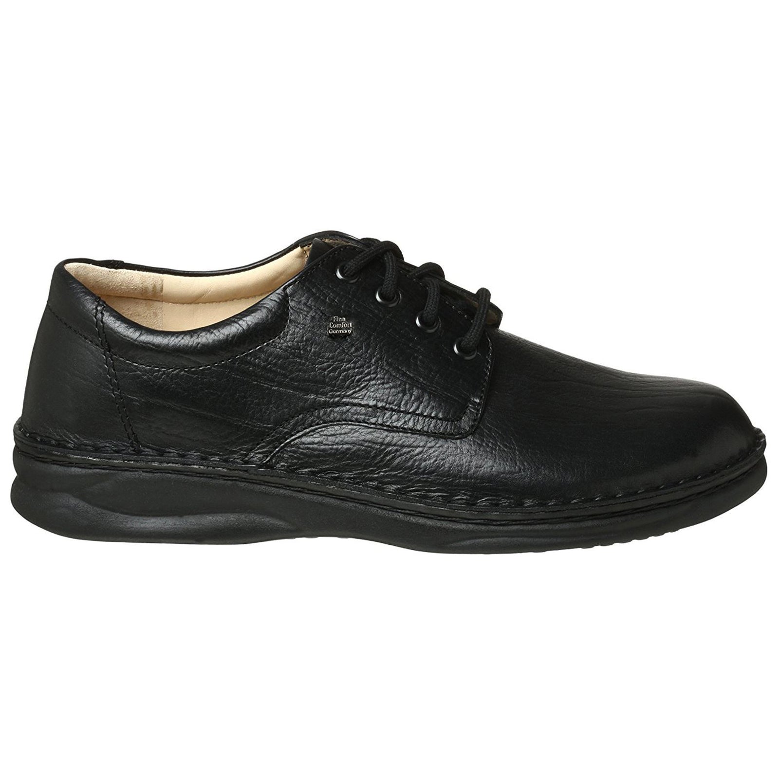 Finn Comfort Metz Black Mens Shoes#color_black