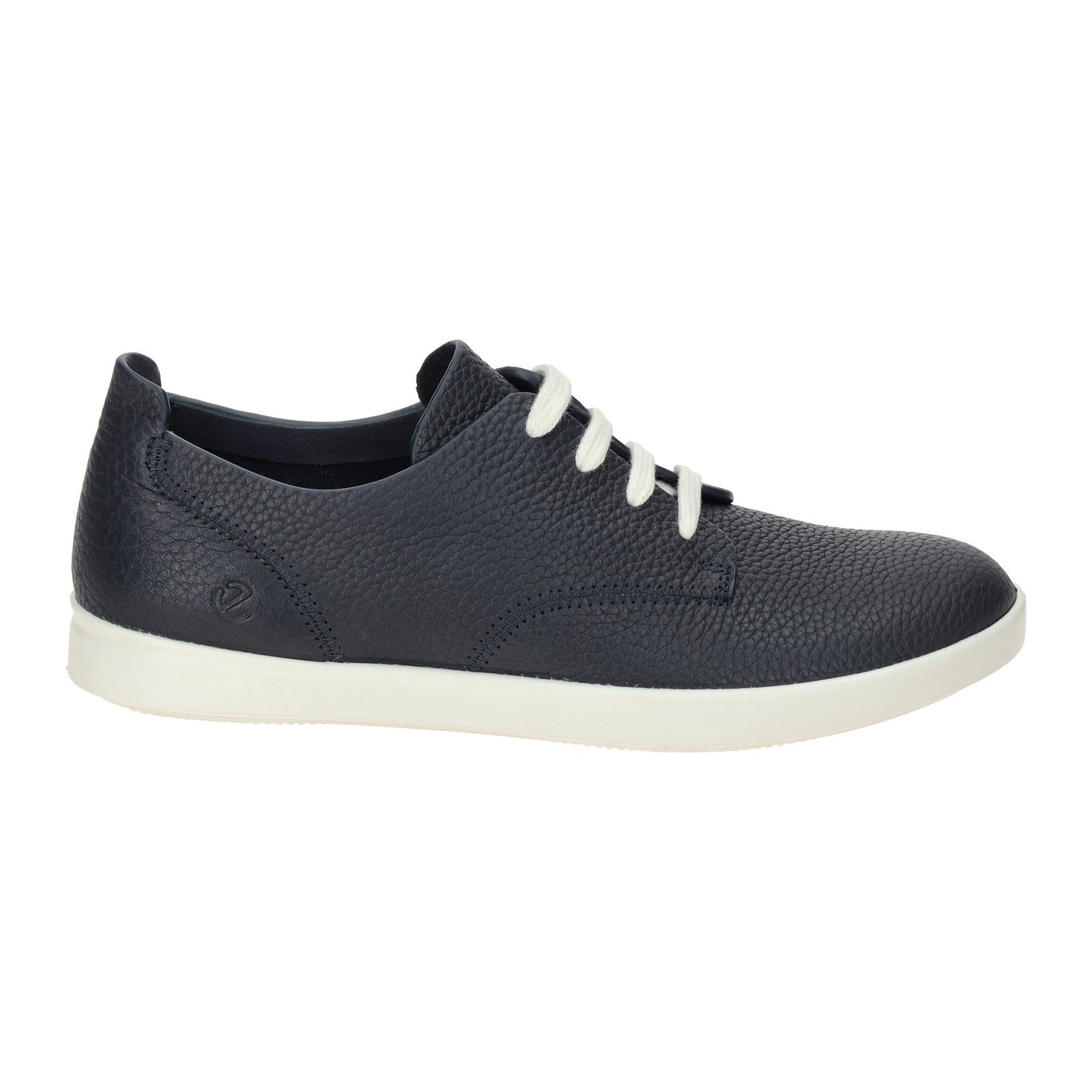 Ecco Leisure 205133 Leather Womens Trainers#color_marine