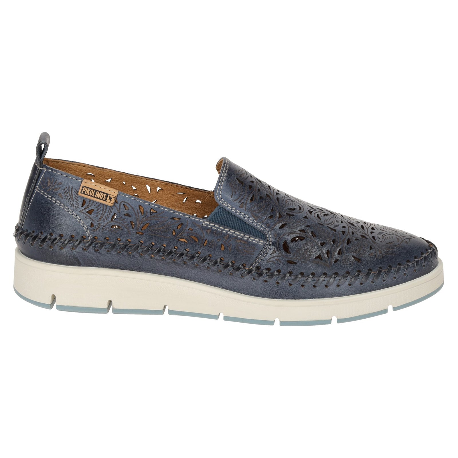 Pikolinos Tenerife W8D-3896 Leather Womens Shoes#color_pacific