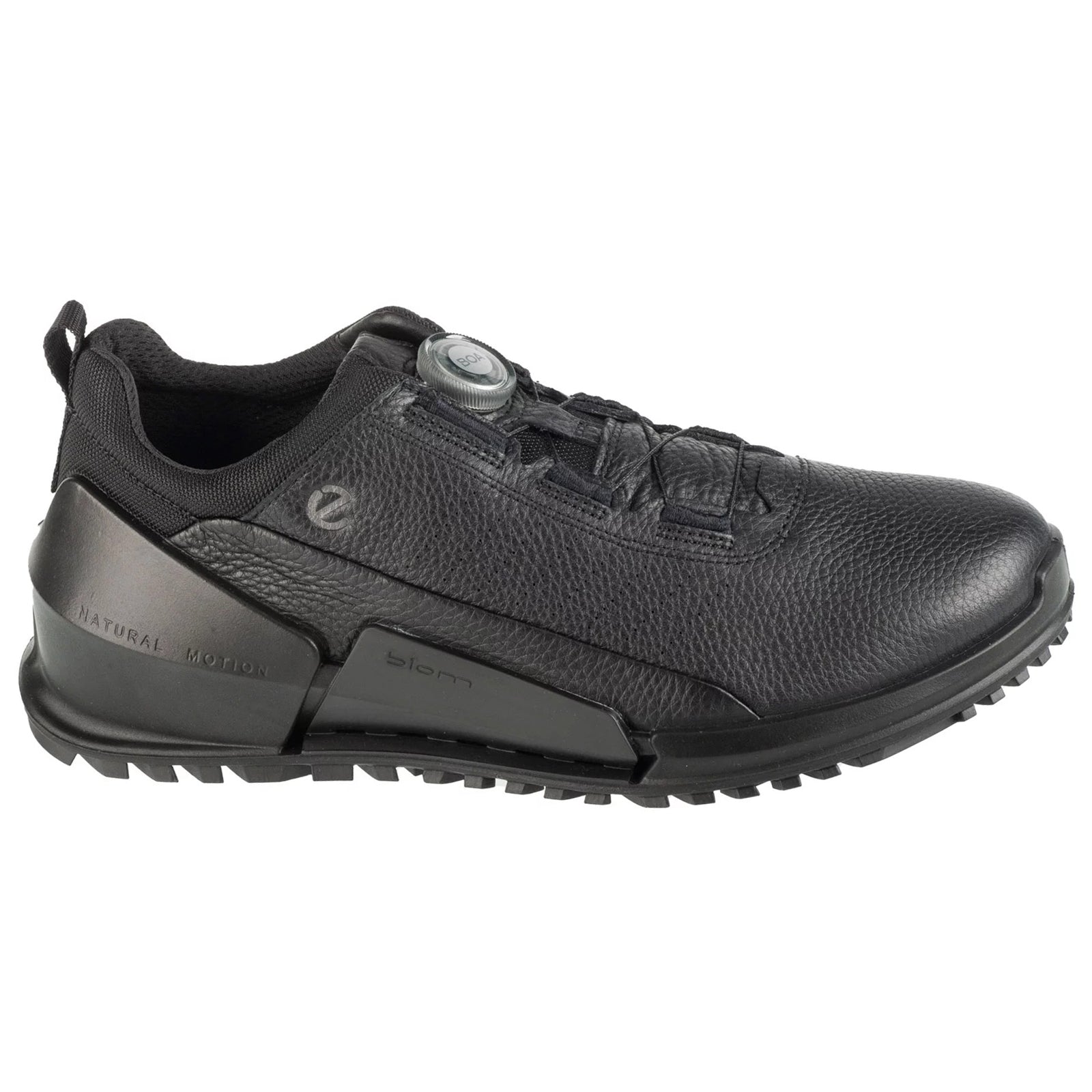 Ecco Biom 2.0 Full Grain Leather Mens Trainers#color_black
