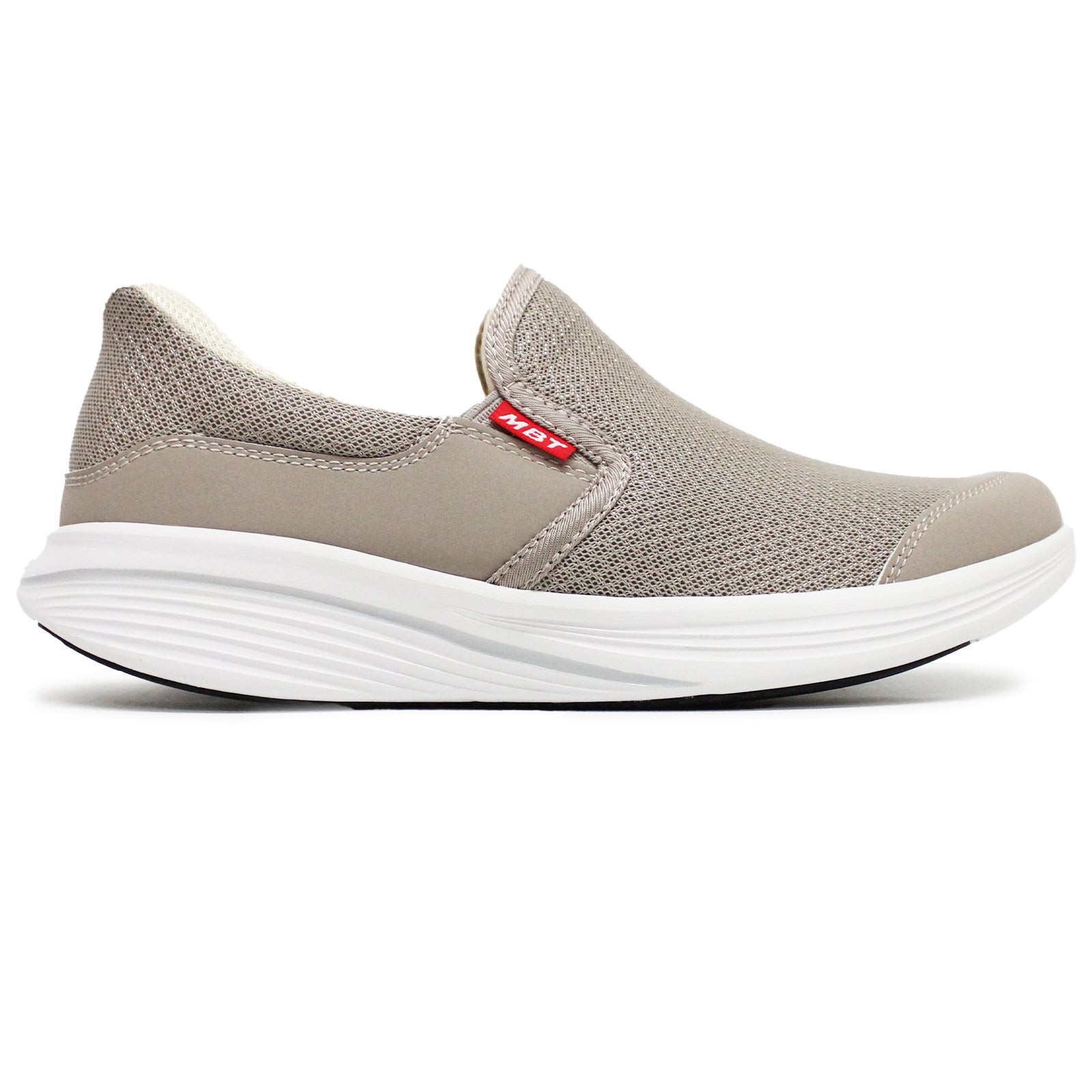 MBT SF Modena III Textile Synthetic Womens Trainers#color_warm taupe