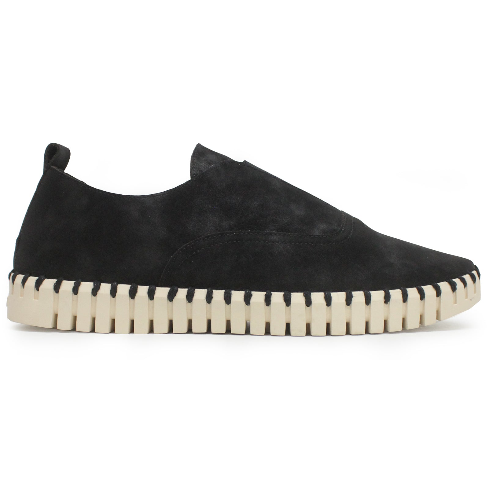 Ilse Jacobsen Tulip 144 Nylon Polyurethane Mens Shoes#color_black pearled ivory