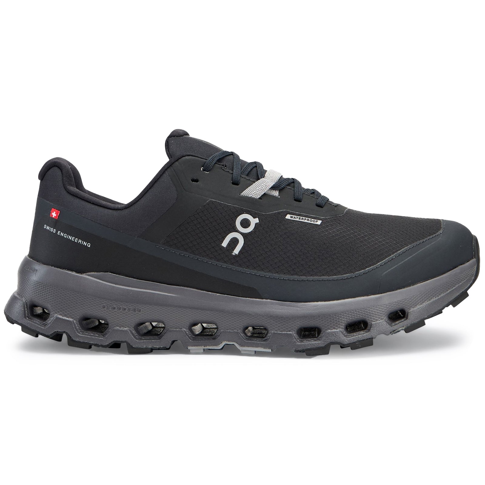 On Cloudvista 2 Waterproof Polyester Womens Trainers#color_black eclps