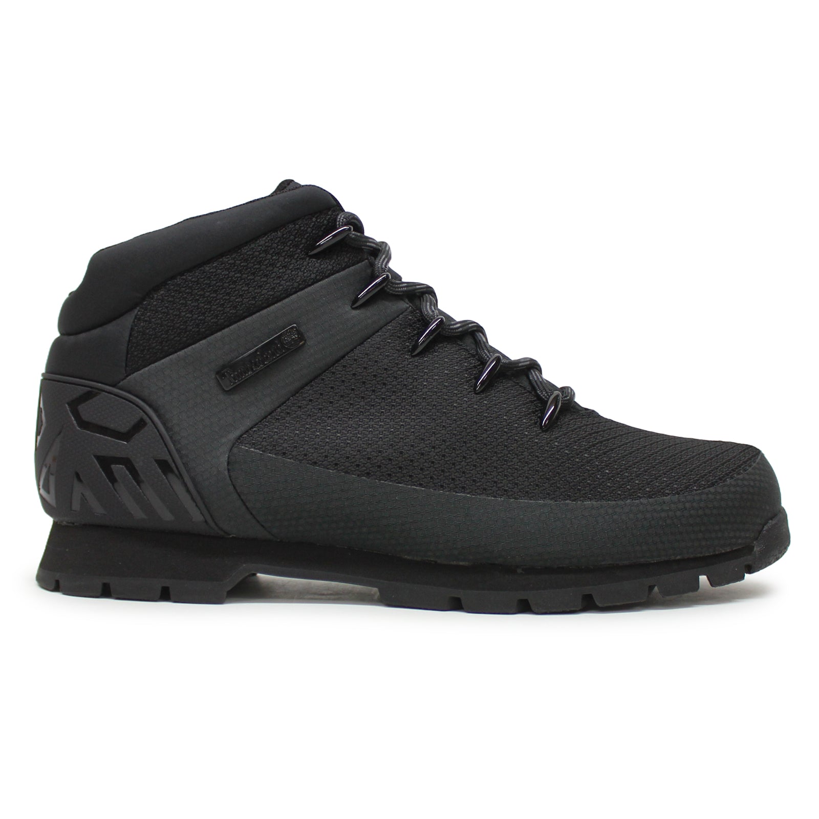 Timberland Euro Sprint Waterproof Mid Hiker Textile Mens Boots#color_jet black