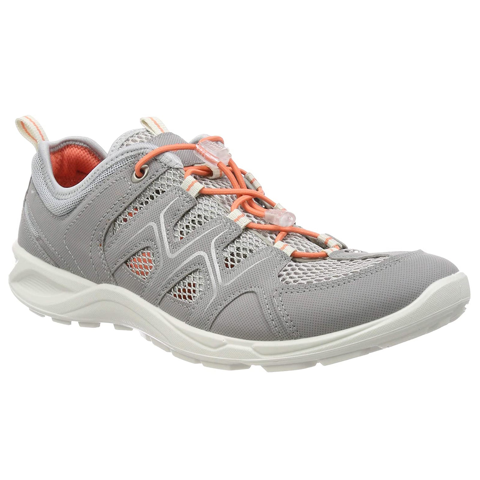 Ecco Terracruise LT 825773 Textile Synthetic Womens Trainers#color_silver grey silver metallic