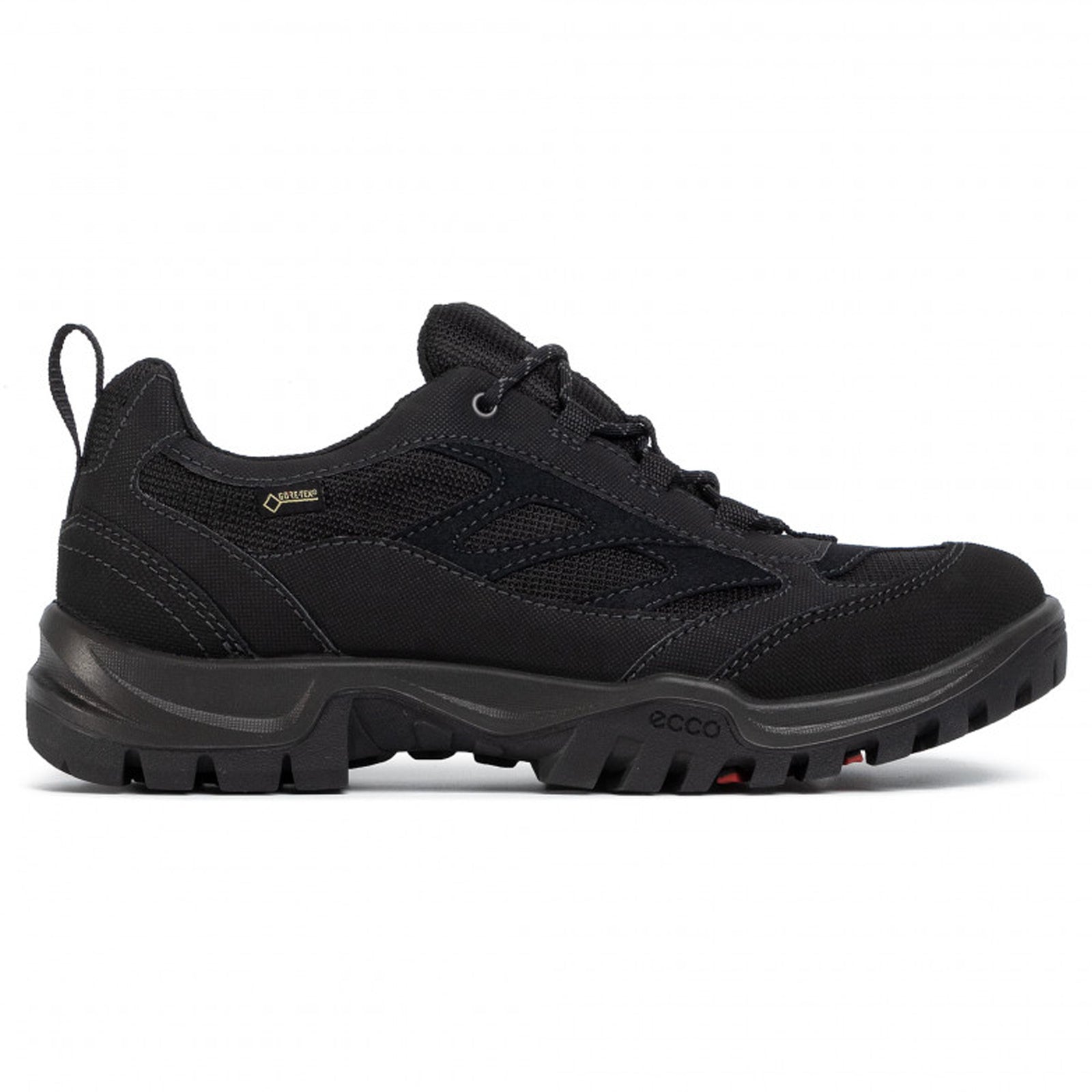 Ecco Xpedition III Leather Textile Mens Trainers#color_black