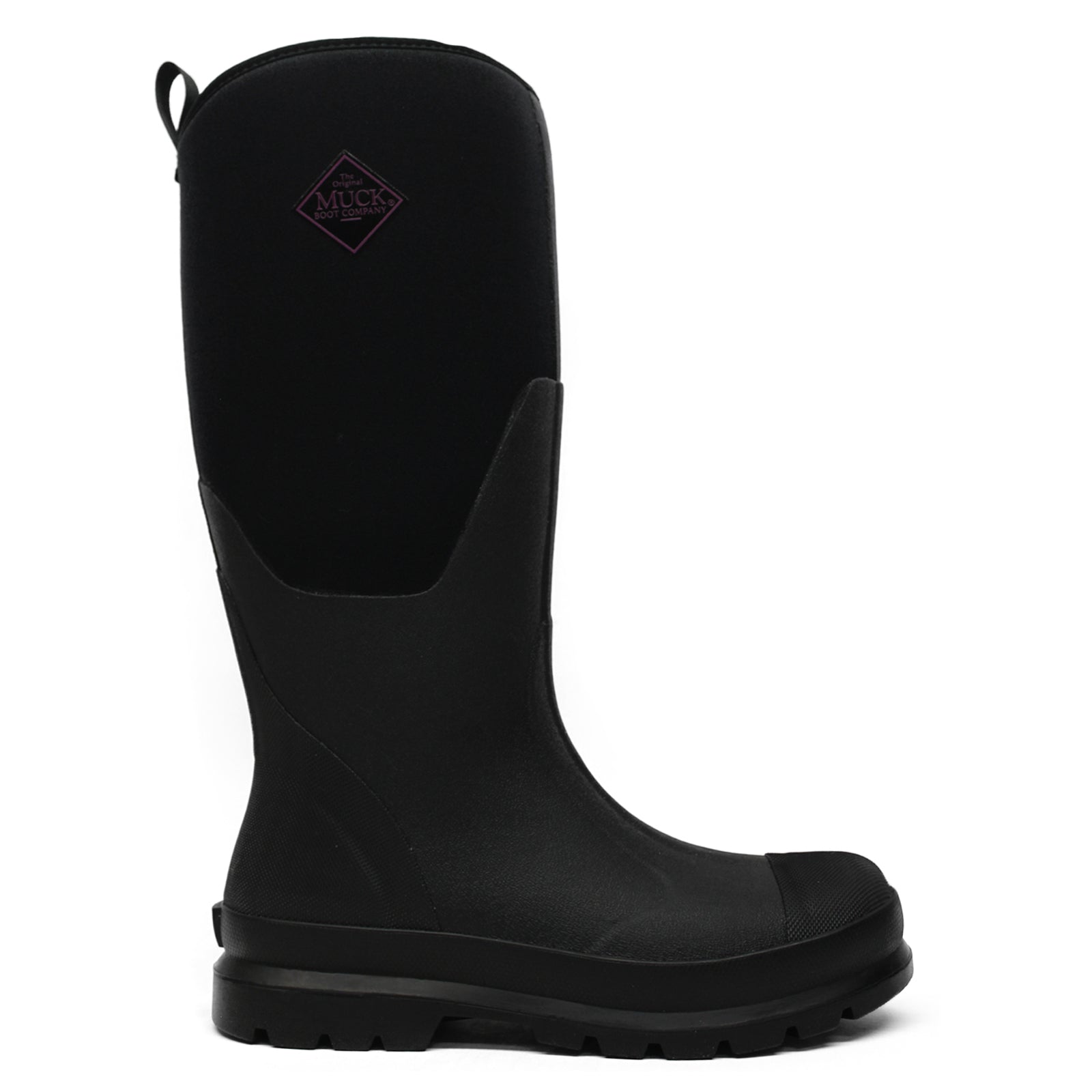 Muck Chore Tall Synthetic Textile Womens Boots#color_black