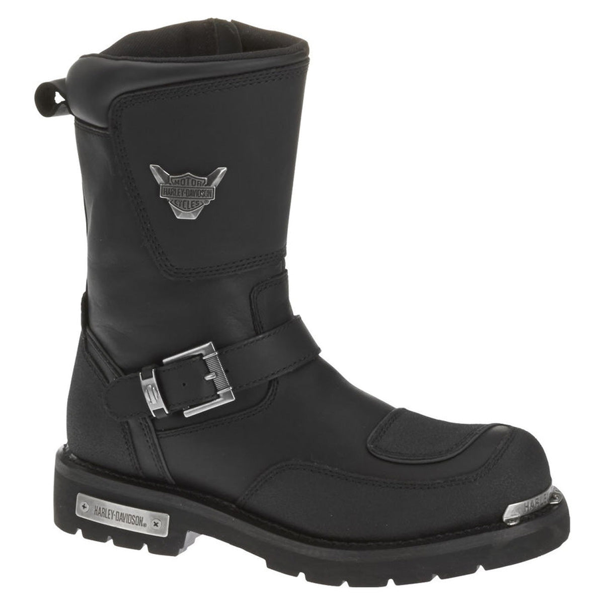 Harley Davidson Shift D95115 Leather Mens Boots - Black - 43.5#color_black
