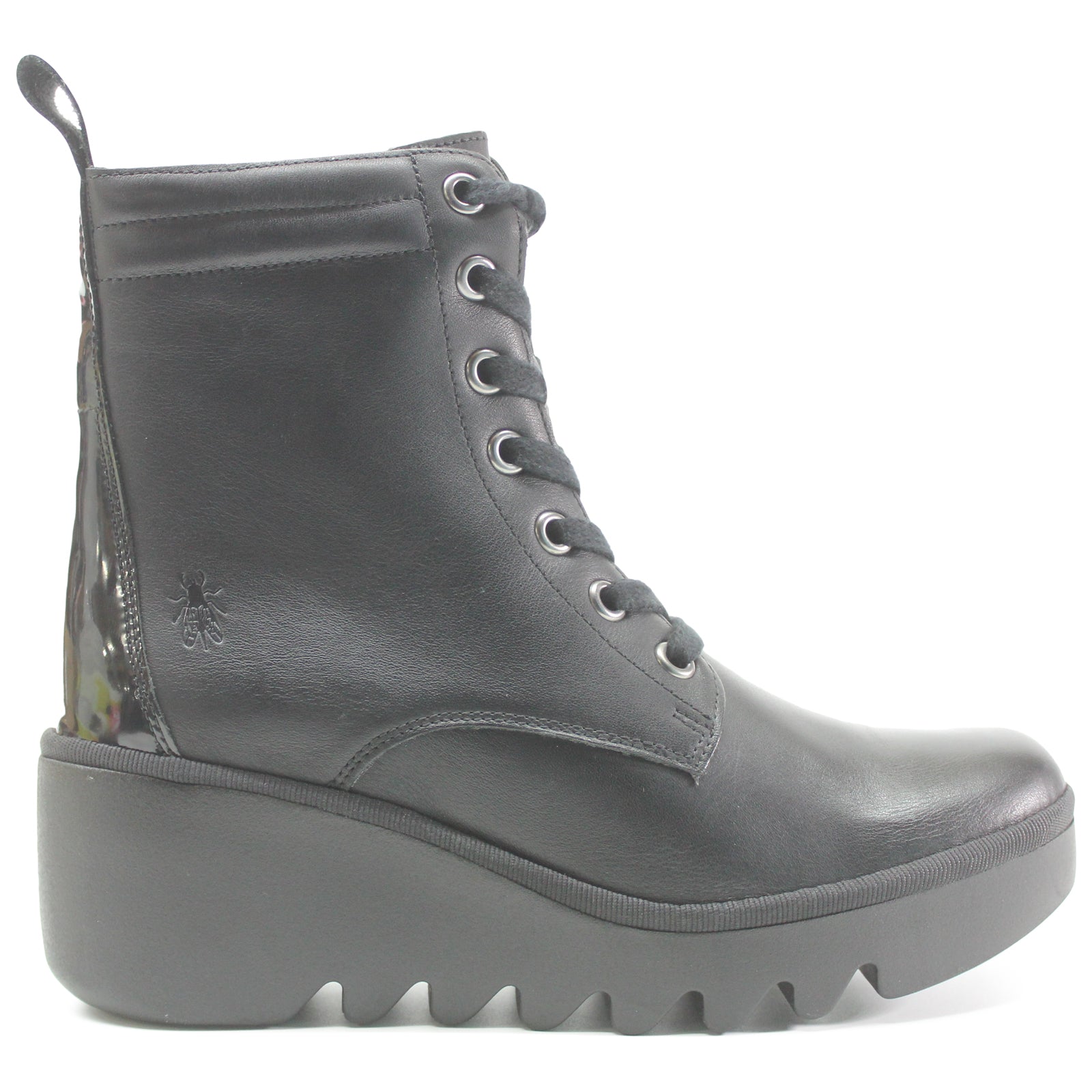 Fly London BIAZ329FLY Leather Womens Boots#color_black black