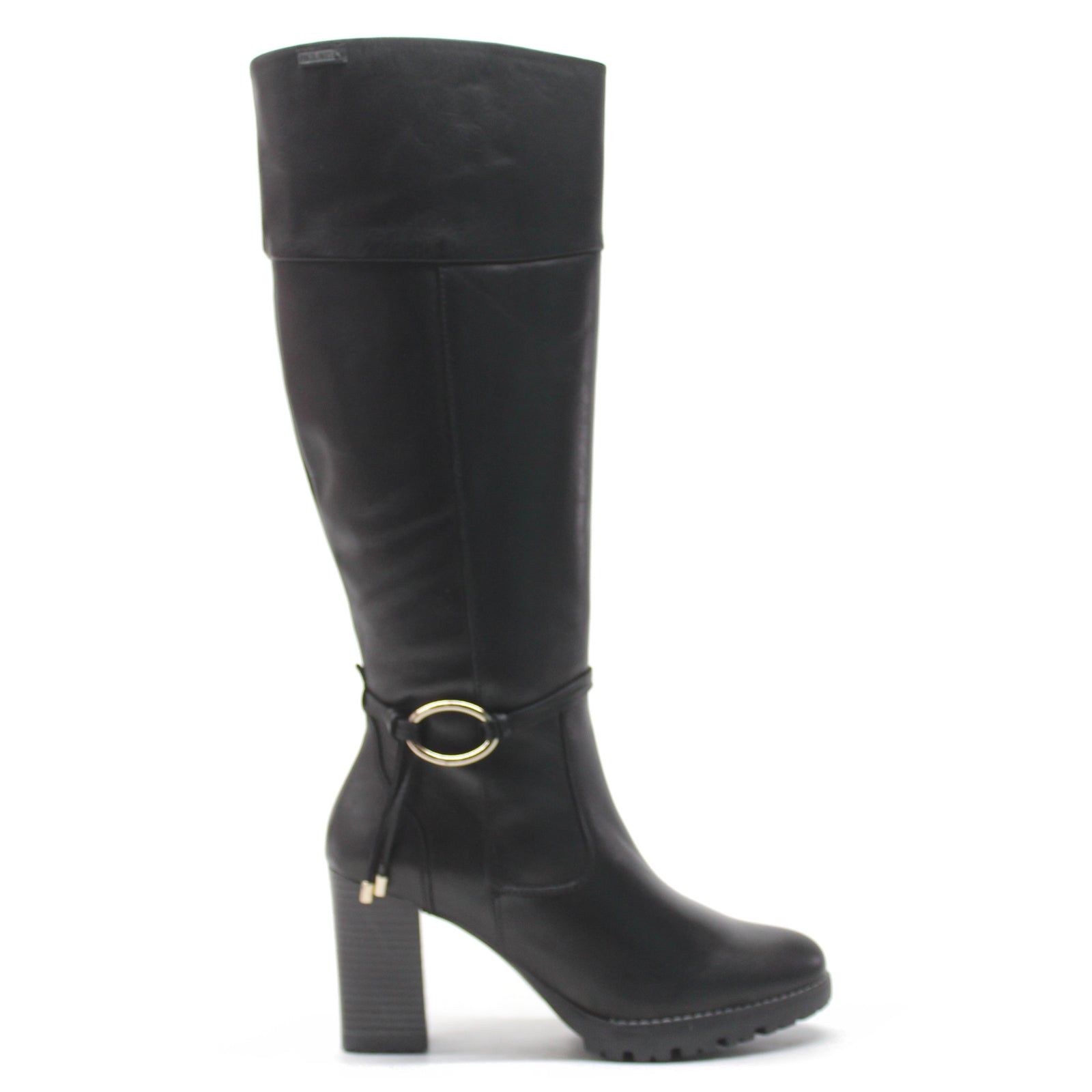 Pikolinos Connelly W7M-9798 Leather Womens Boots#color_black