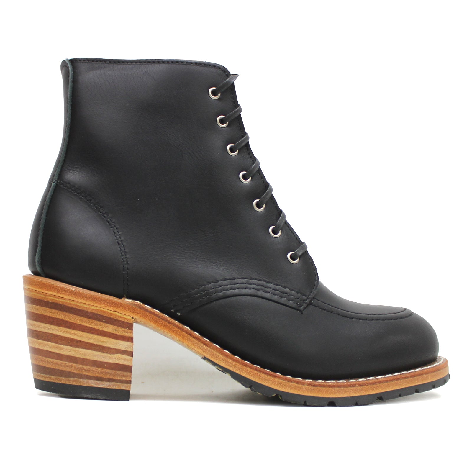 Red Wing Clara Full Grain Leather Womens Boots#color_black