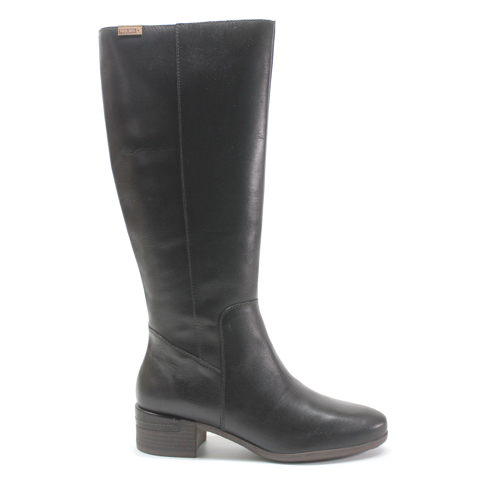 Pikolinos Malaga W6W-9808 W6W-9808 Leather Womens Boots - Black - 40#color_black