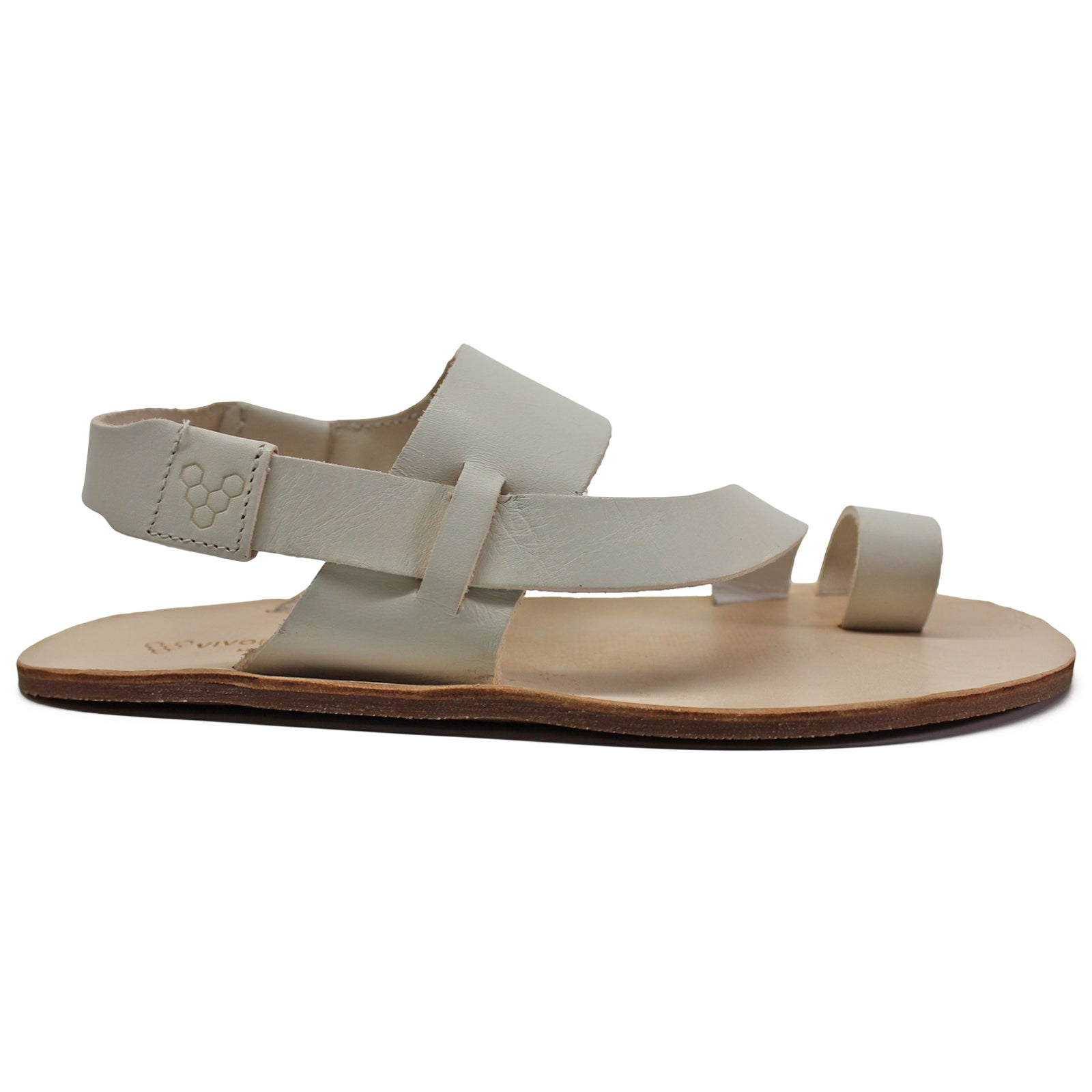 Vivobarefoot Opanka 203225 Leather Womens Sandals#color_off white