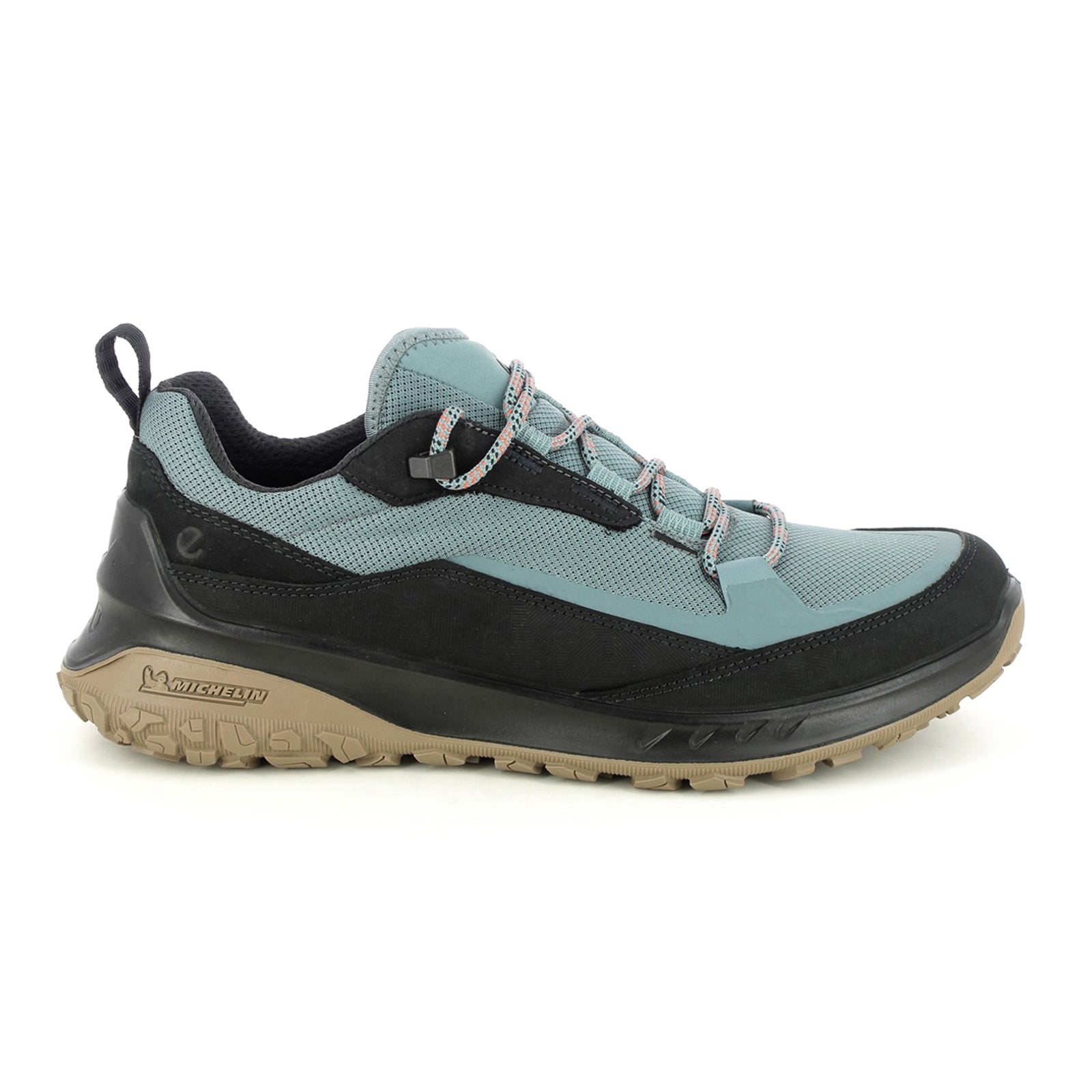 Ecco ULT-TRN Leather Textile Mens Trainers#color_black trooper
