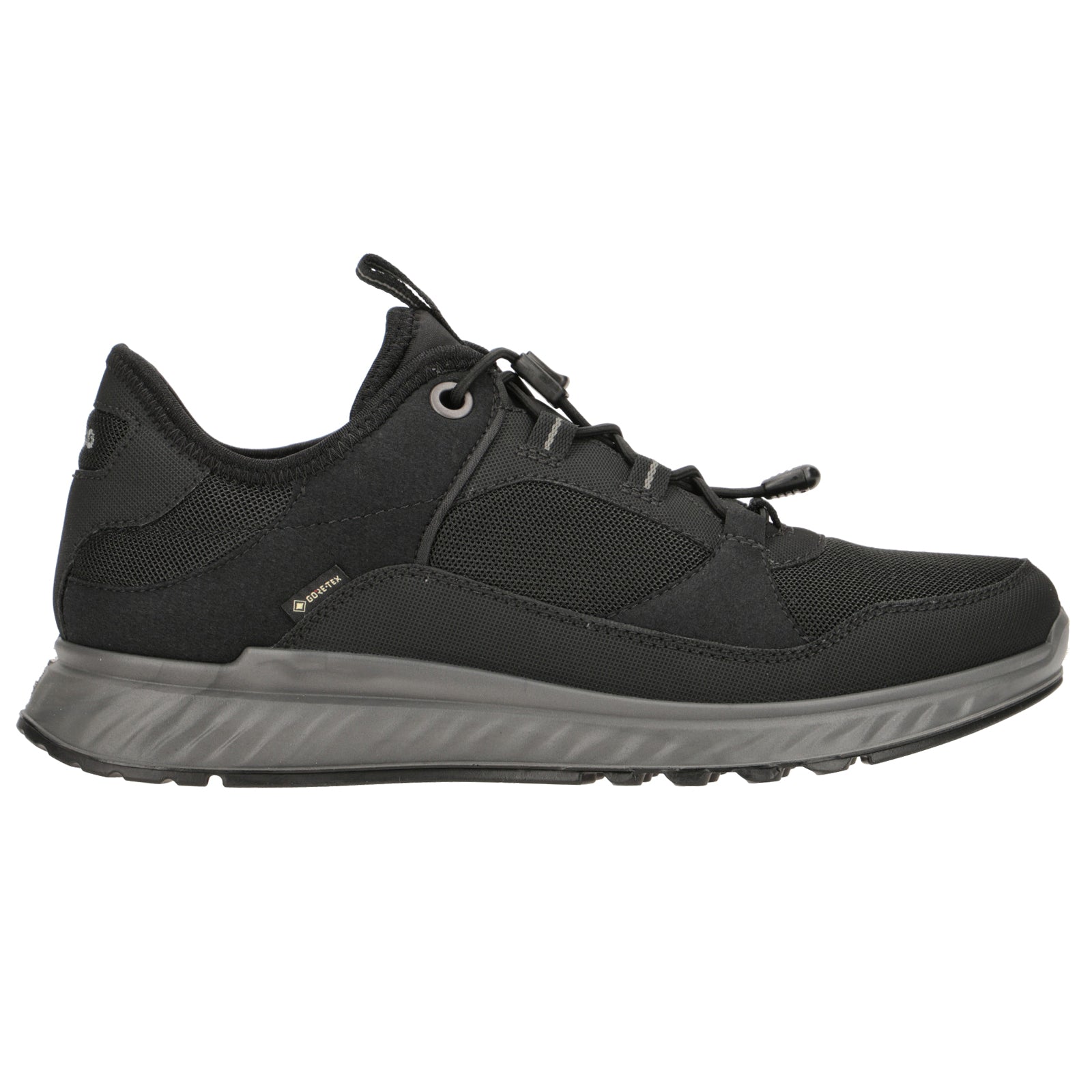 Ecco Exostride 835333 Textile Womens Trainers#color_black