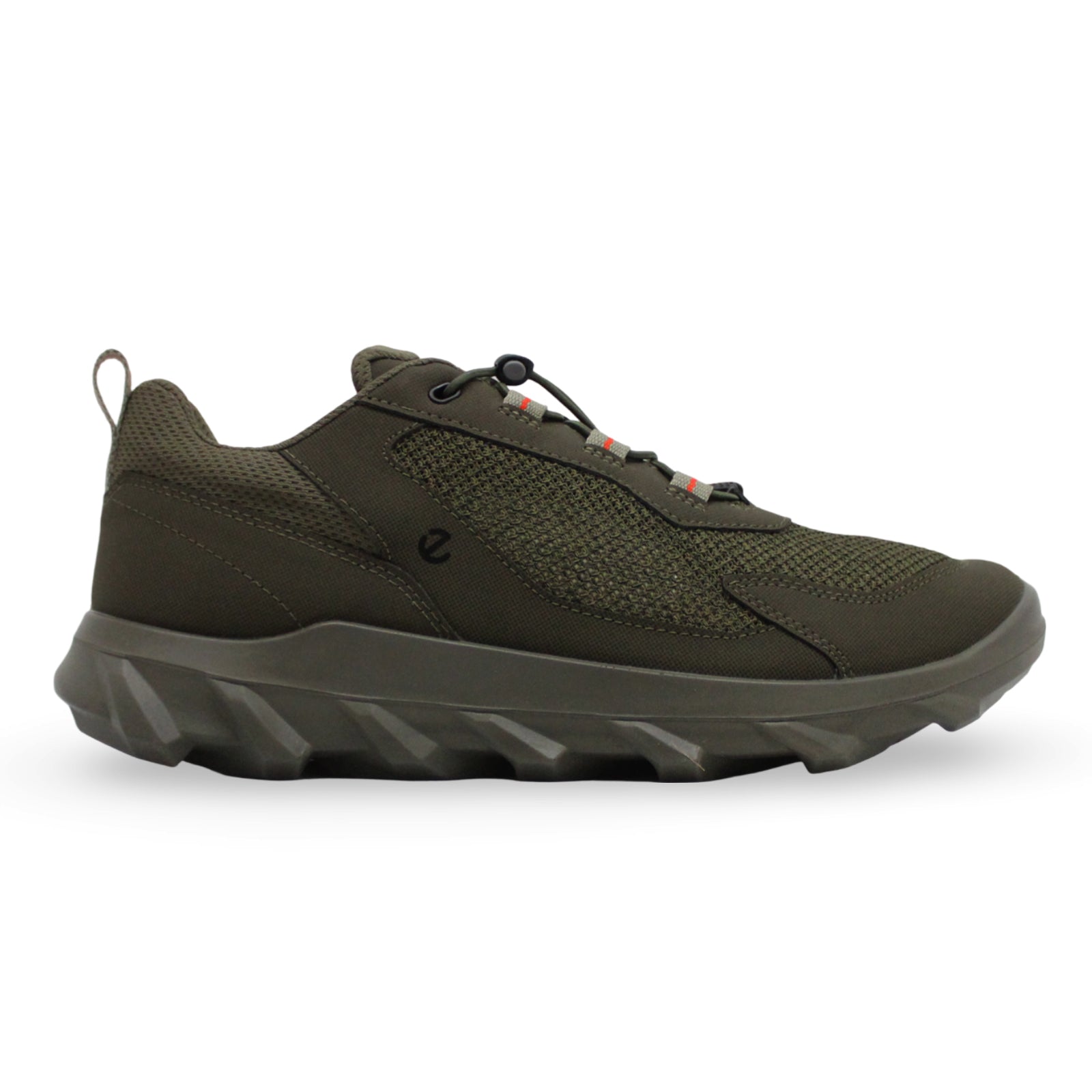 Ecco MX 820264 Textile Synthetic Mens Trainers#color_tarmac black