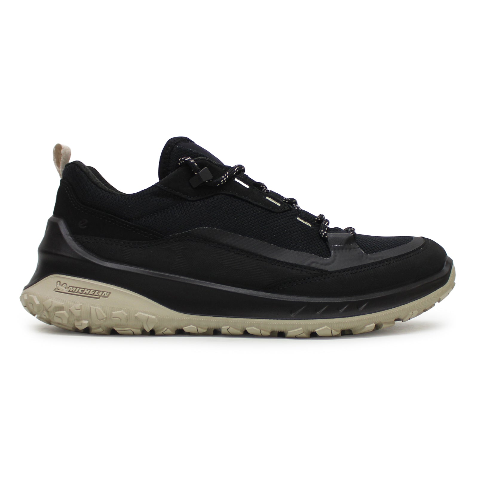 Ecco ULT-TRN Leather Textile Womens Trainers#color_black black