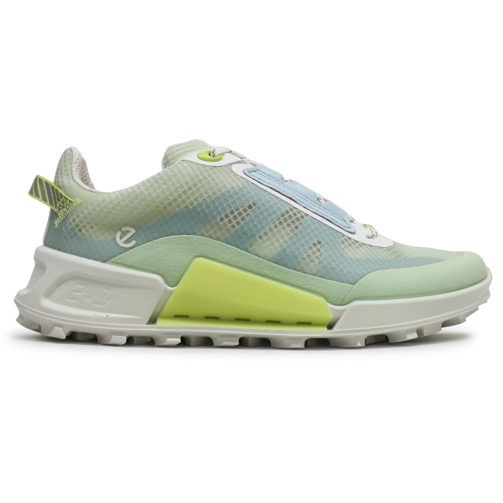 Ecco Biom 2.1 X Mountain Textile Leather Womens Trainers#color_matcha matcha starlight