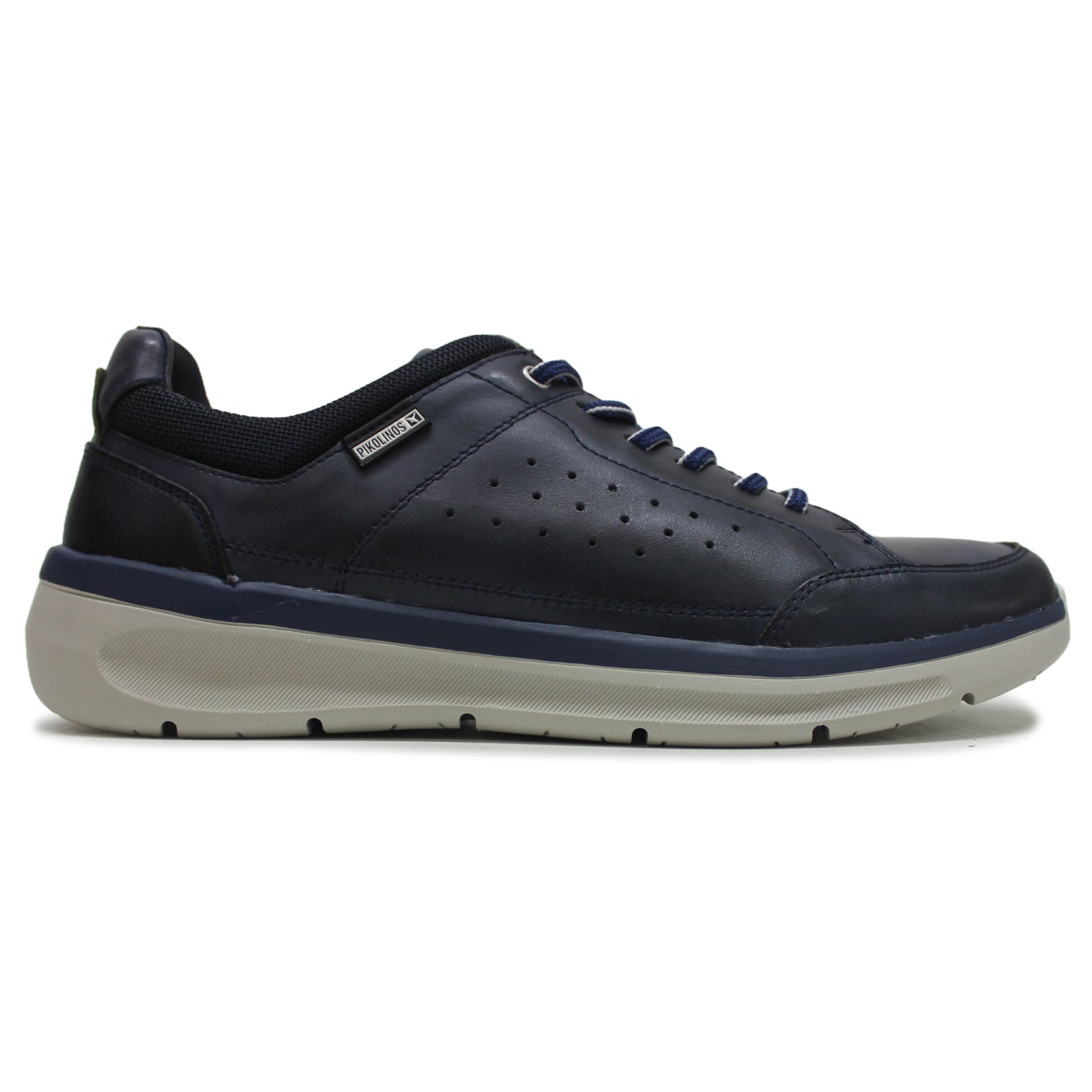 Pikolinos Biar M6V Leather Textile Mens Trainers#color_blue