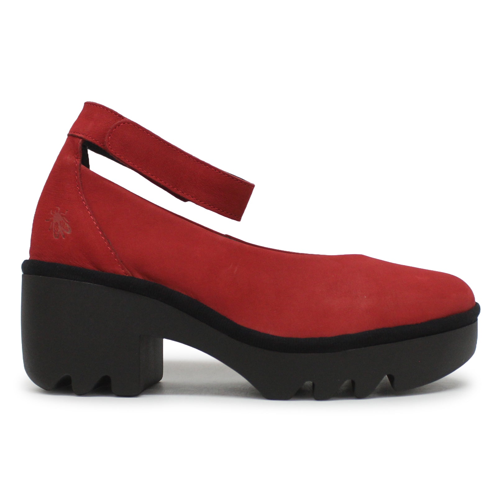 Fly London TIRY497FLY Mousse Leather Womens Shoes#color_lipstick red