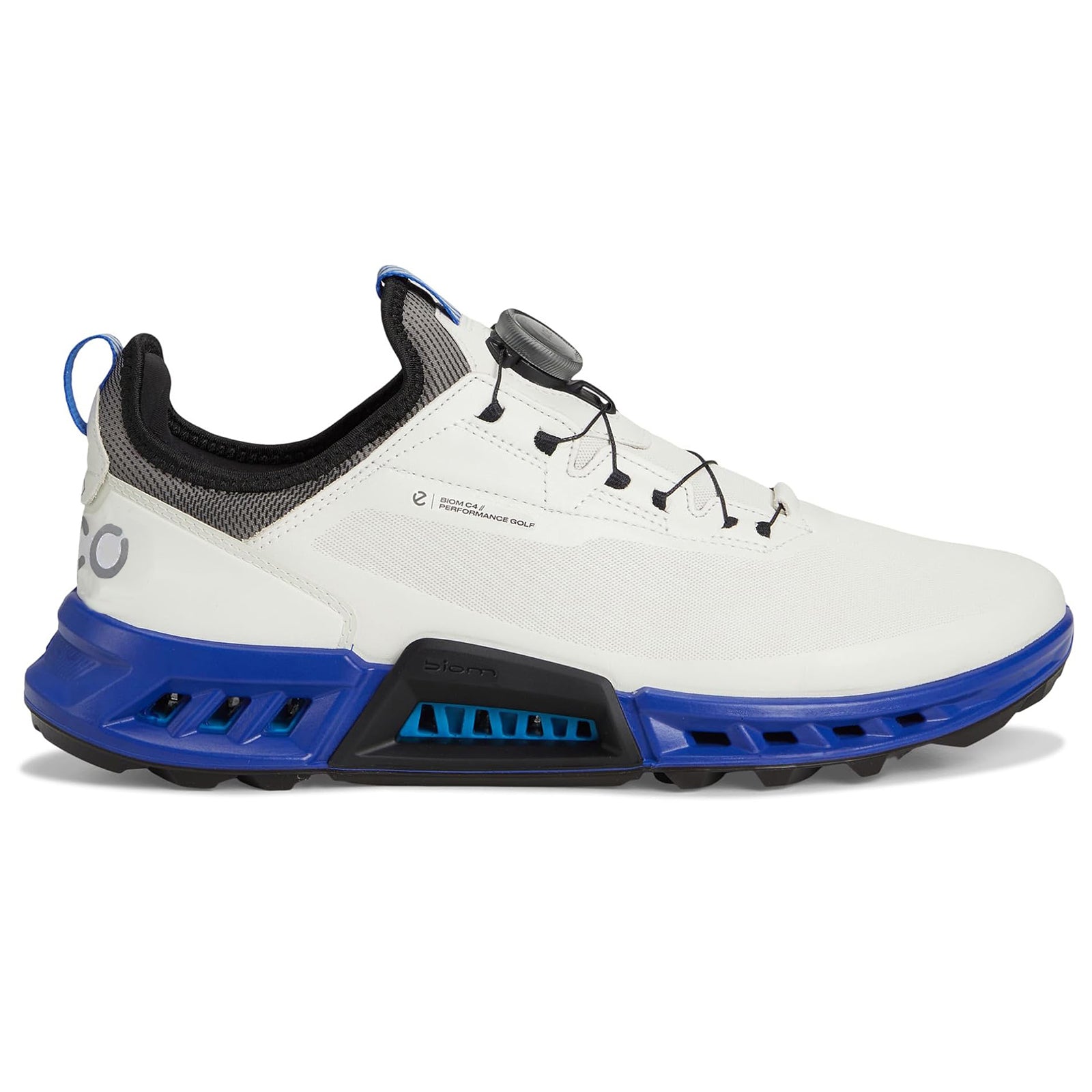Ecco Golf Biom C4 130424 Leather Textile Mens Trainers#color_white virtual