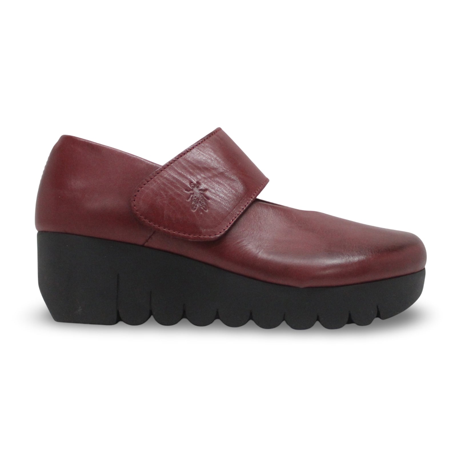 Fly London VARI188FLY Burn Leather Womens Shoes#color_rubi