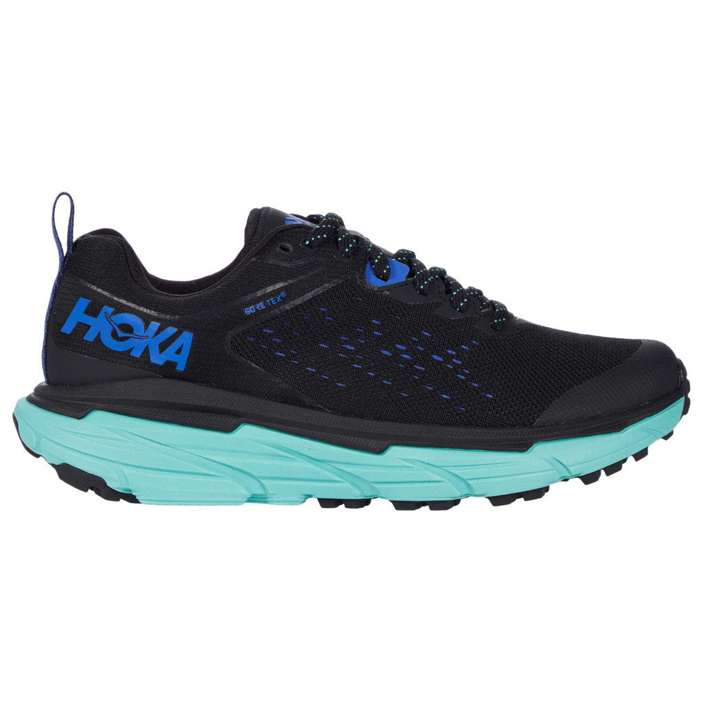 Hoka One One Challenger ATR 6 GTX Synthetic Textile Women's Low-Top Hiking Trainers#color_black cascade