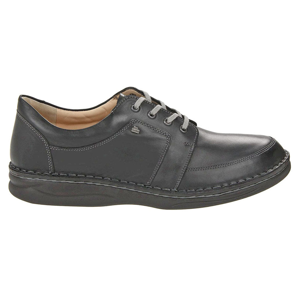 Finn Comfort Norwich Leather Mens Shoes#color_black