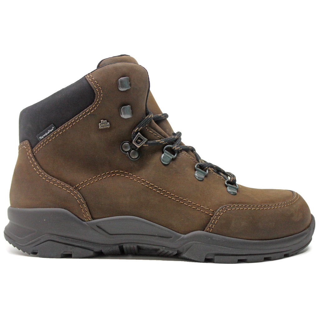 Finn Comfort Tibet Nubuck Mens Boots#color_slate black