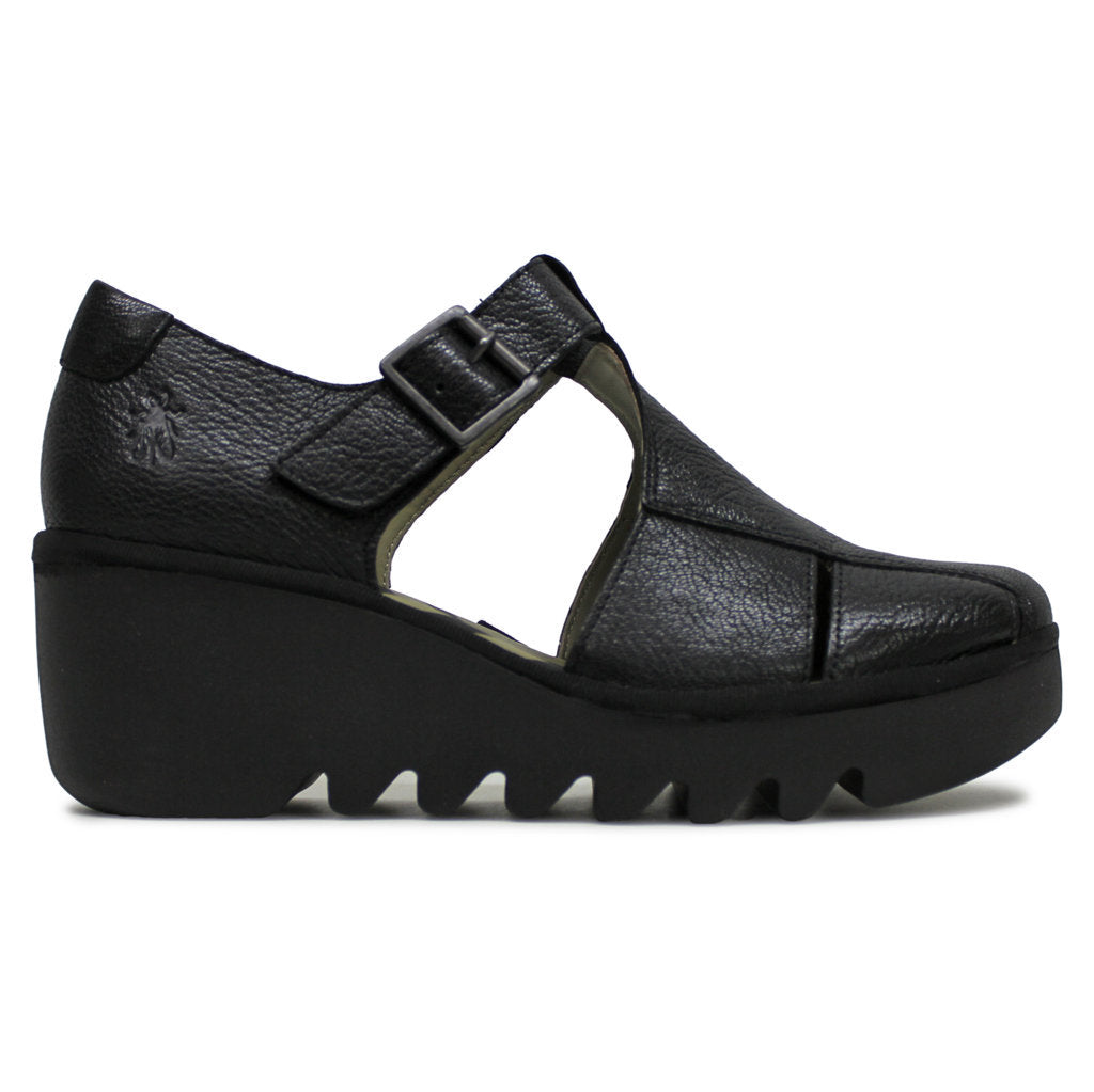 Fly London BURI481FLY Mousse Leather Womens Shoes#color_black