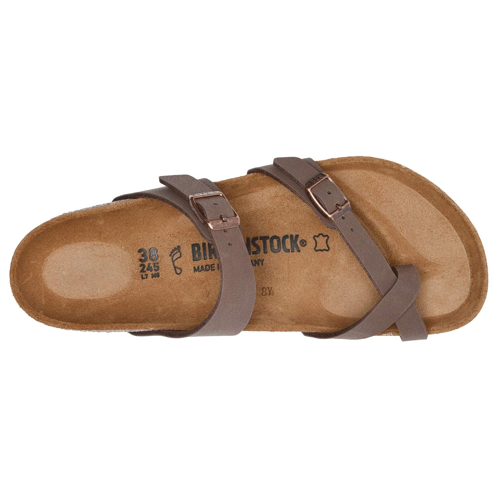 Birkenstock Mayari 071061 Birko-Flor Unisex Sandals - Mocca - 41#color_mocca