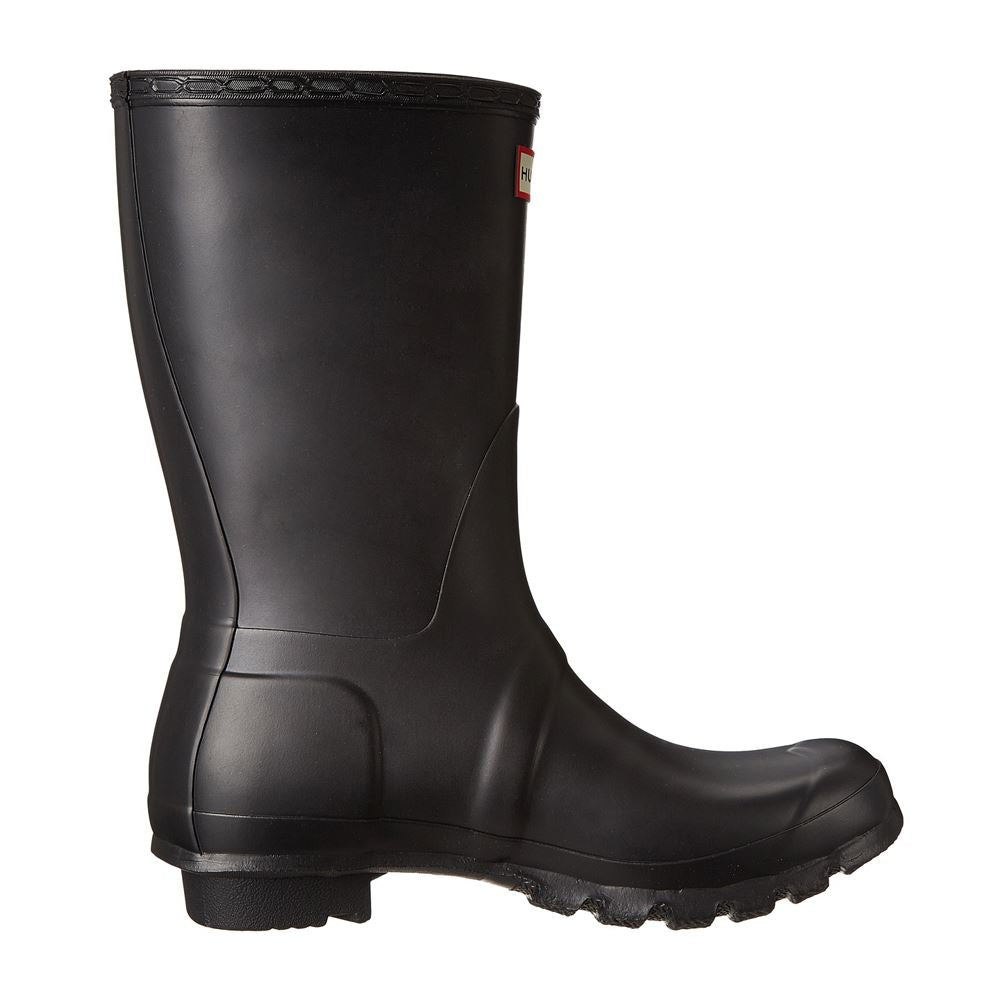 Hunter Original Short Wellies Black Womens Rainboots - UK 8