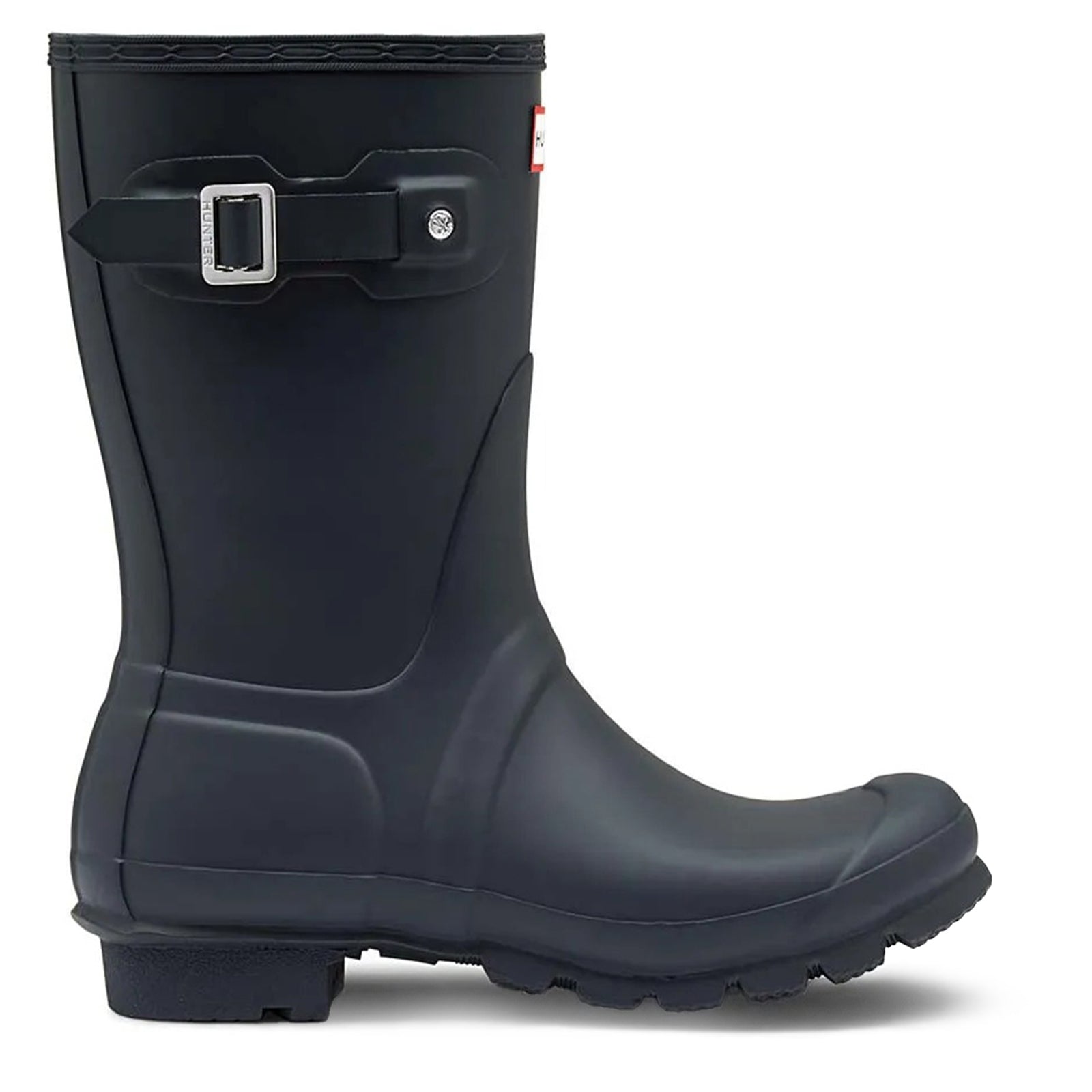 Hunter Original Short Navy Womens Boots - WFS1000RMA NVY#color_navy