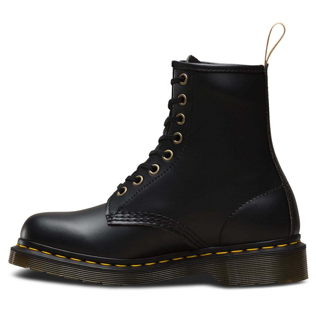 Dr. Martens Vegan 1460 Felix Rub Off 8 Eyelets 14045001 Unisex Boots - Black - 3#color_black