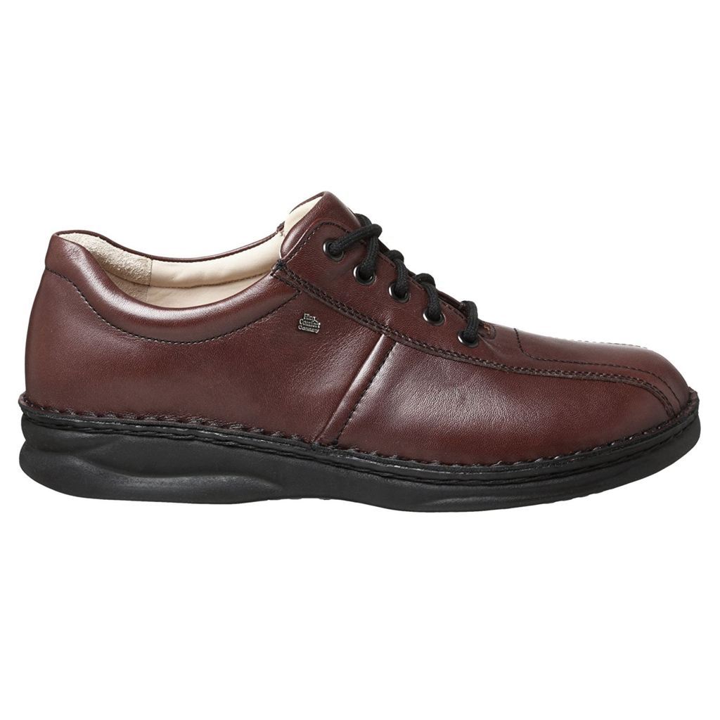 Finn Comfort Mens Dijon Brown Leather Shoes - UK 7