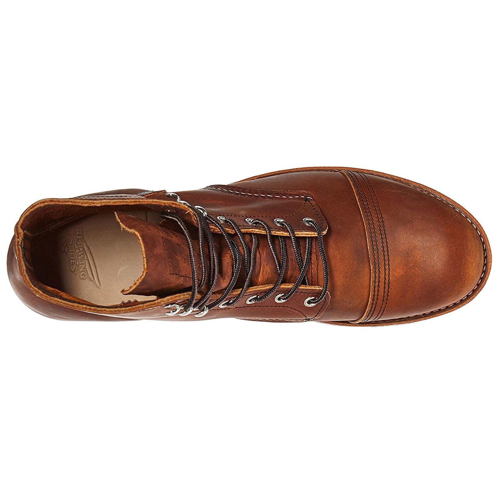 Red Wing Iron Ranger Full Grain Leather Mens Boots#color_copper