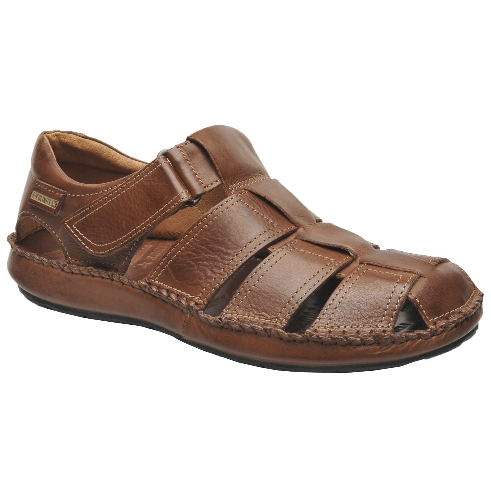 Pikolinos Tarifa 06J-5433 Leather Mens Sandals#color_cuero