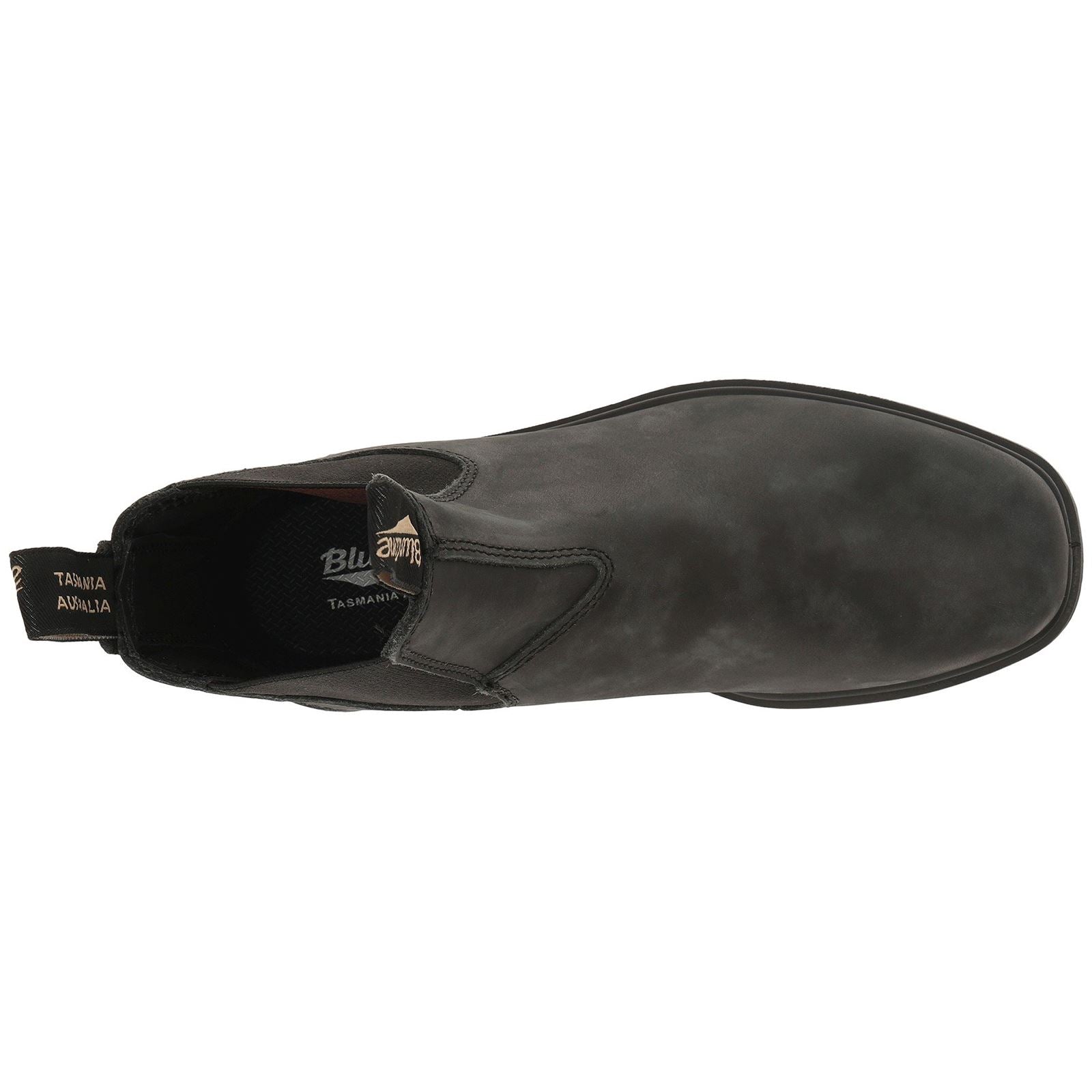 Blundstone 1308 1308-BLACK Leather Unisex Boots - Rustic Black - 8#color_rustic black