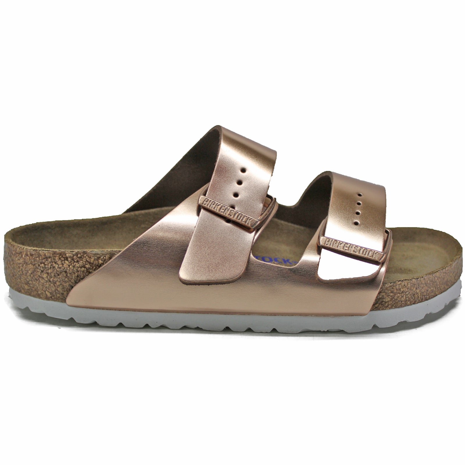 Birkenstock Arizona Soft Footbed Natural Leather Women's Slip On Sandals