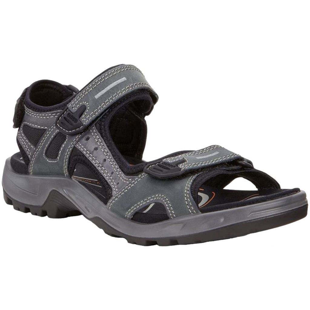 Ecco Offroad 069564 Nubuck Leather Mens Sandals#color_marine