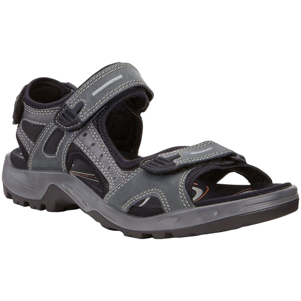 Ecco Offroad 069564 069564-02038 Nubuck Leather Mens Sandals - Marine - 45#color_marine