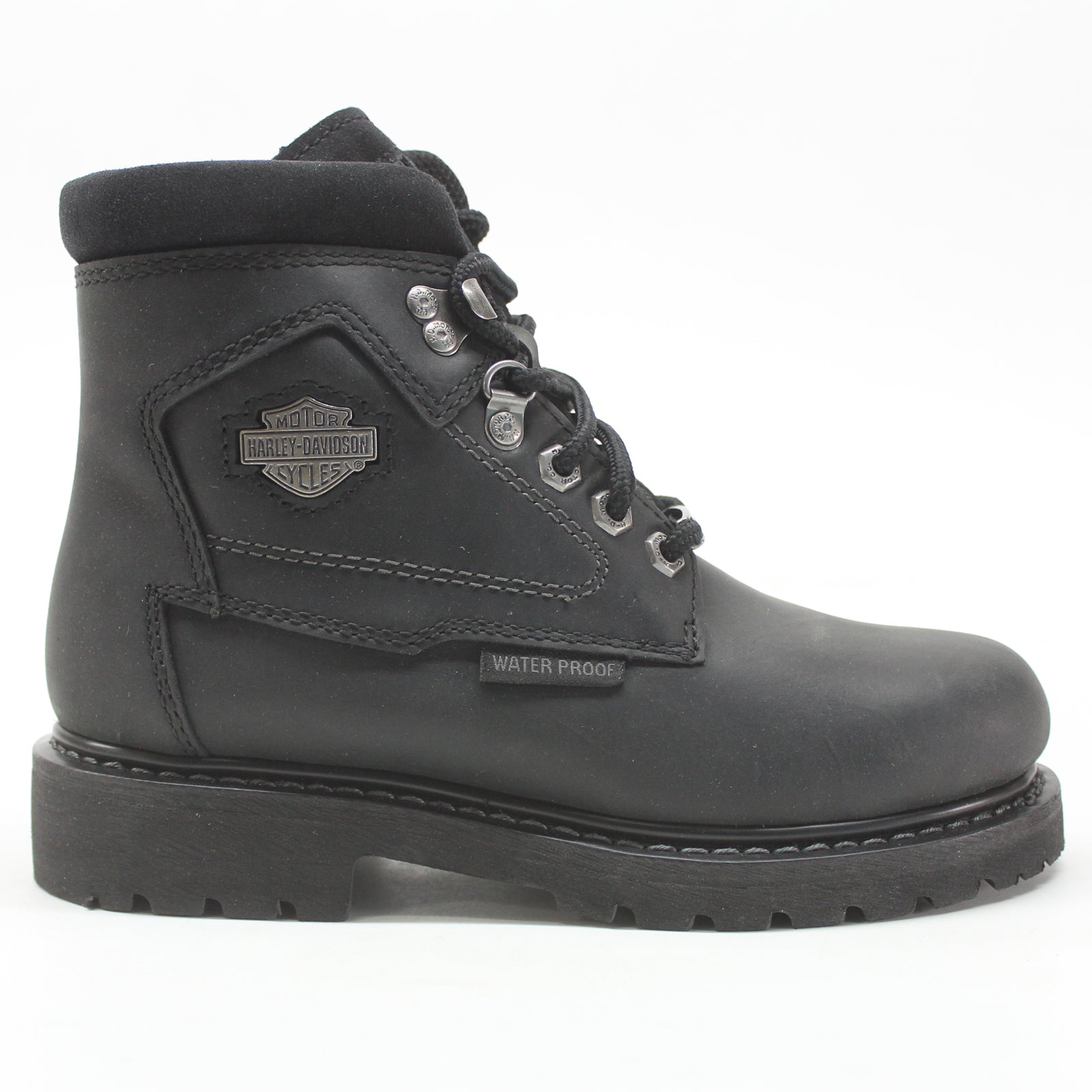 Harley Davidson Bedon Other Leather Womens Boots#color_black