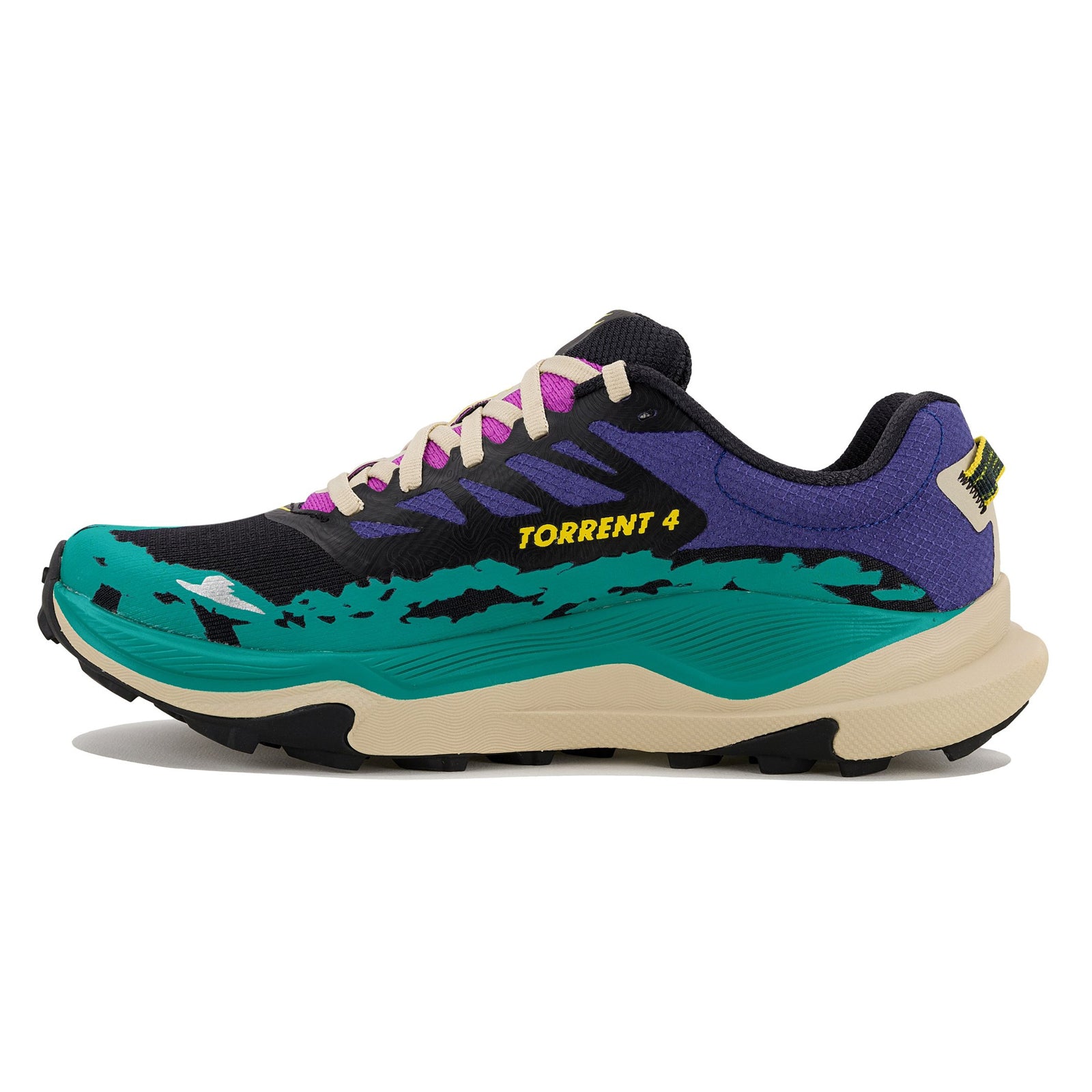 Hoka Torrent 4 Textile Synthetic Mens Trainers#color_mountain iris gemstone