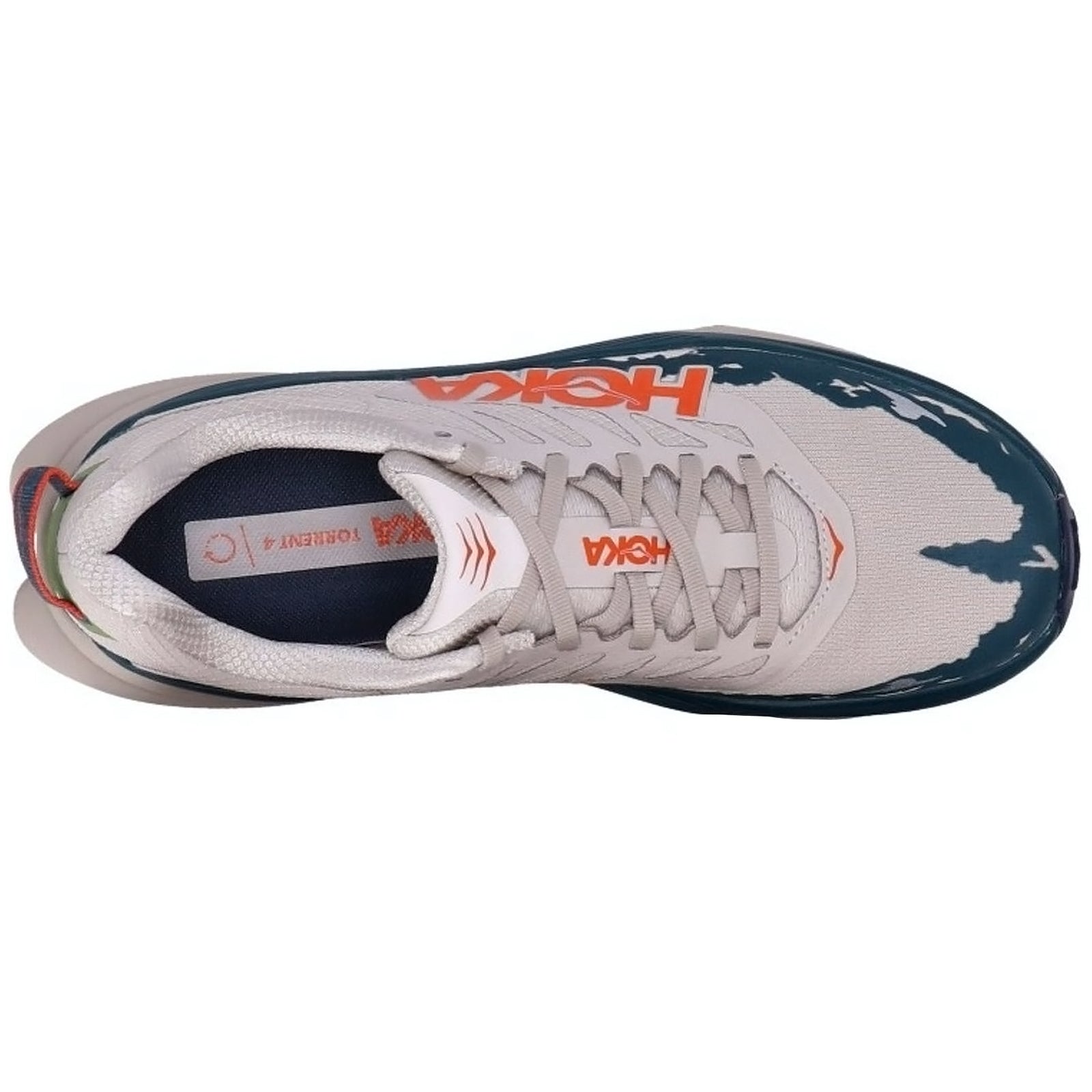 Hoka Torrent 4 Textile Synthetic Mens Trainers#color_putty blue twilight