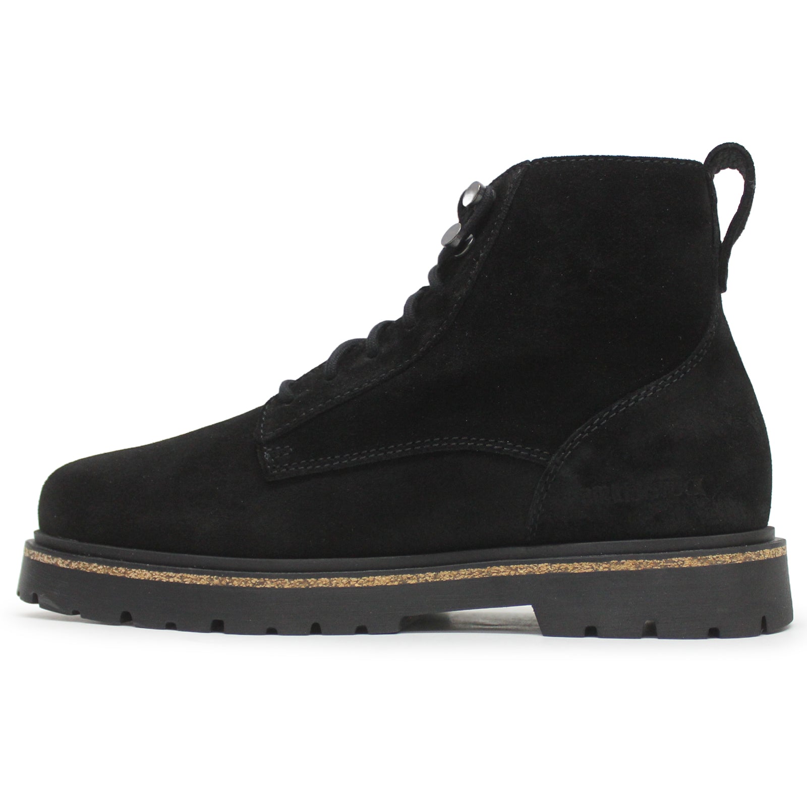Birkenstock Highwood Lace Mid Suede Leather Women's Boots#color_black