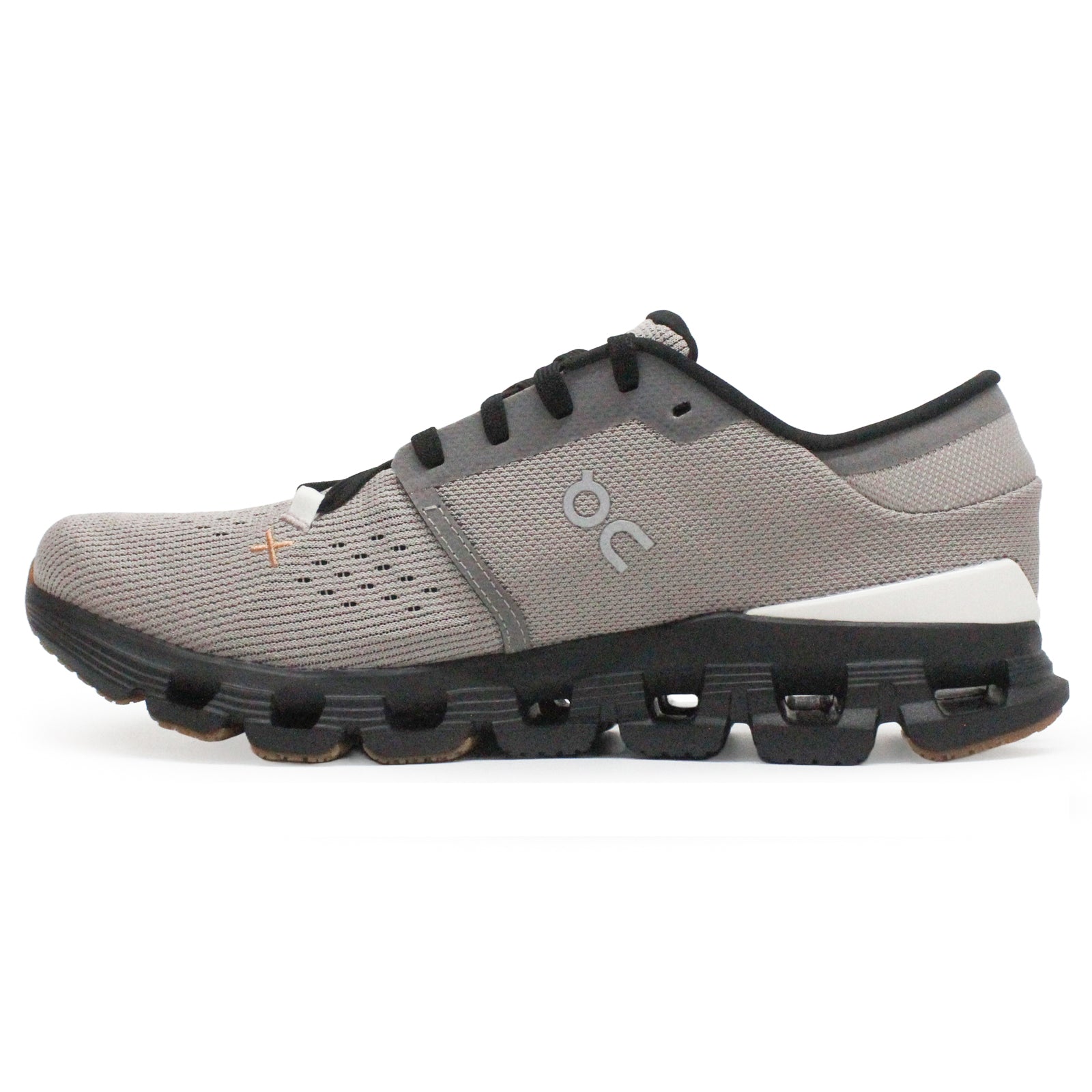 On Cloud X 4 Textile Synthetic Men's Running Shoes#color_fog black