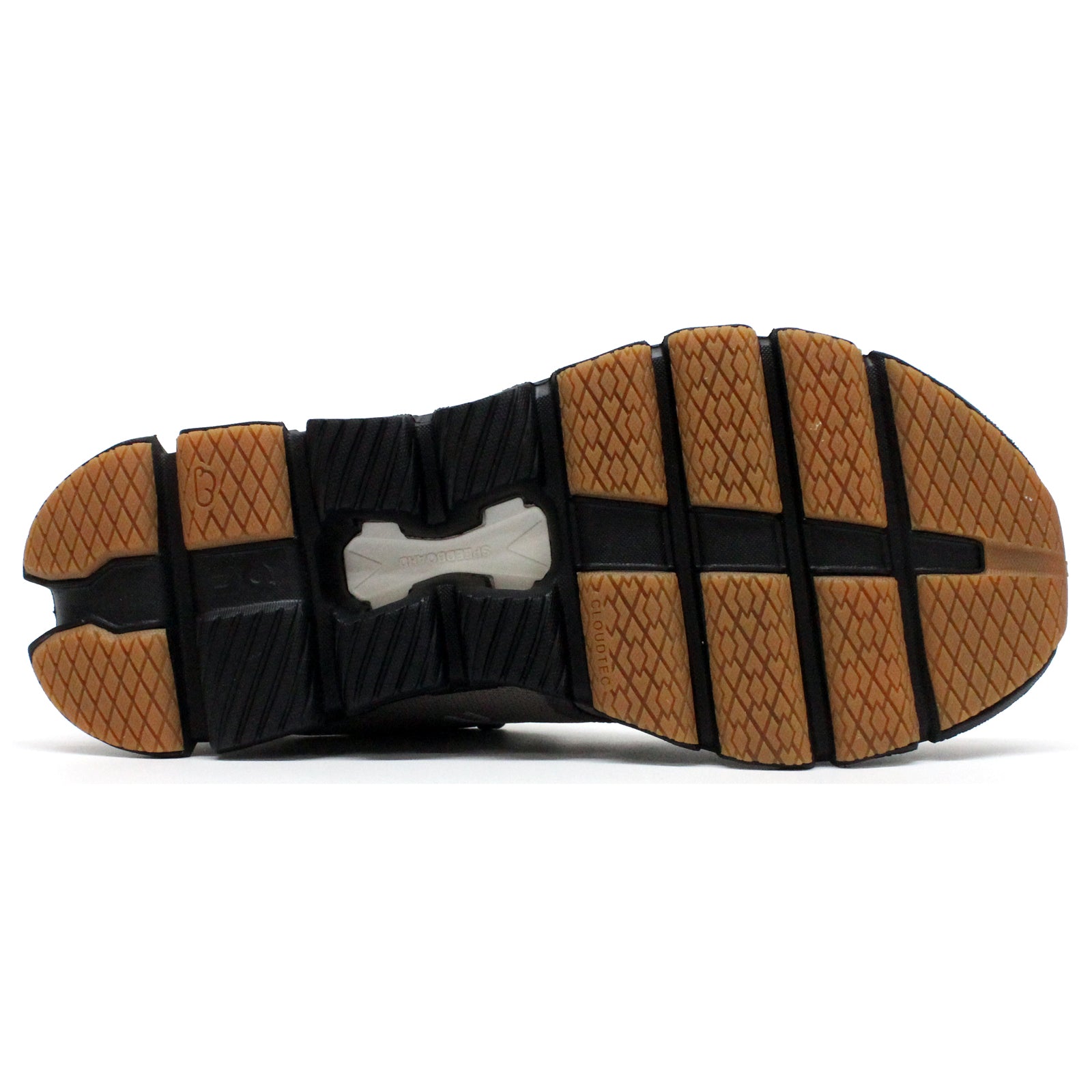 On Cloud X 4 Textile Synthetic Men's Running Shoes#color_fog black
