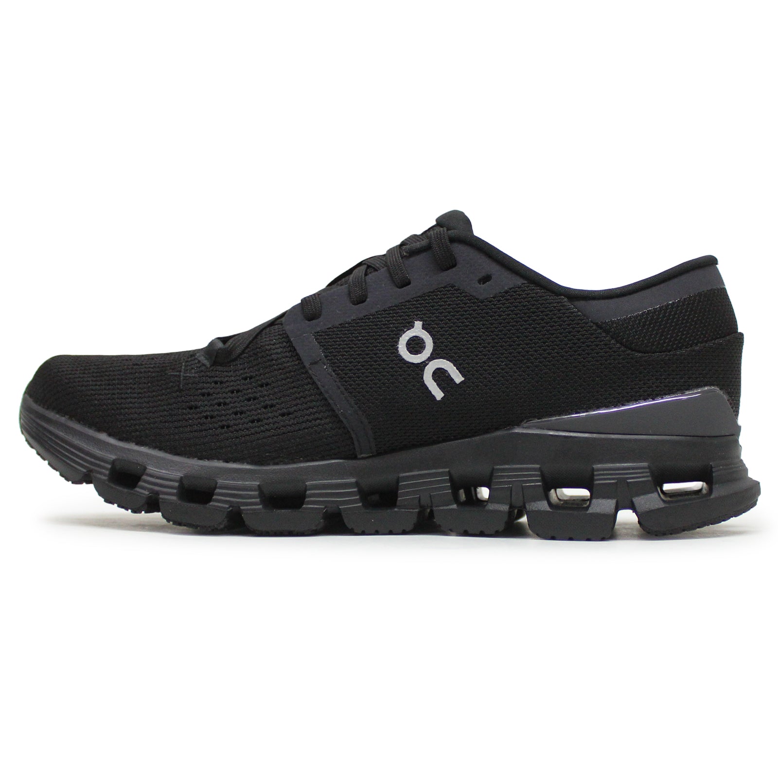 On Cloud X 4 Textile Synthetic Women's Running Shoes#color_black eclps