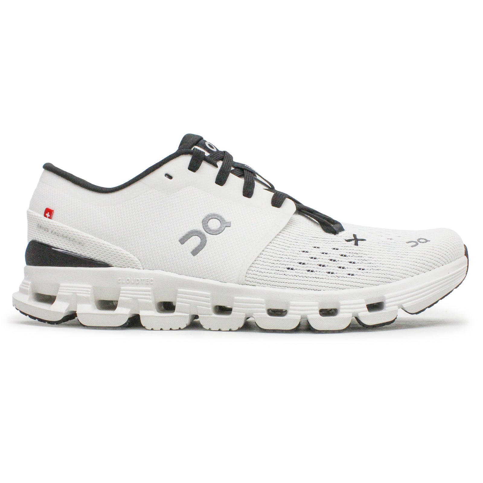 On Cloud X 4 Textile Synthetic Women's Running Shoes#color_ivory black