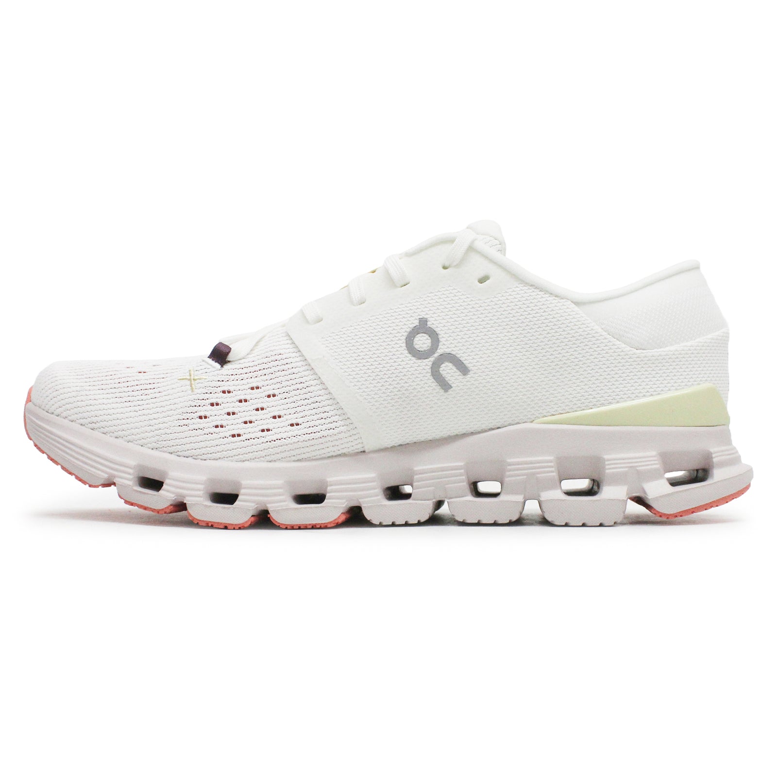 On Cloud X 4 Textile Synthetic Women's Running Shoes#color_ivory sand